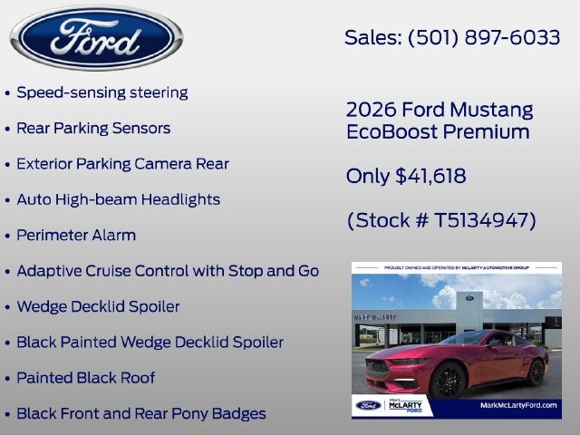 2026 Ford Mustang EcoBoost Premium