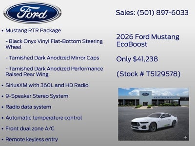 2026 Ford Mustang EcoBoost