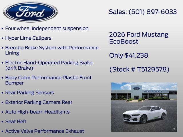 2026 Ford Mustang EcoBoost