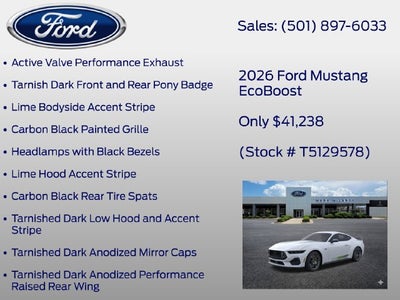 2026 Ford Mustang EcoBoost