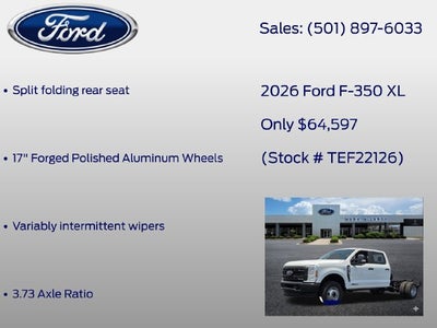 2026 Ford F-350SD XL DRW