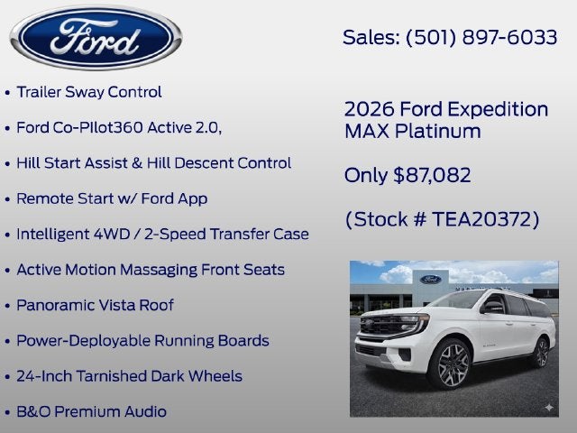 2026 Ford Expedition Max Platinum