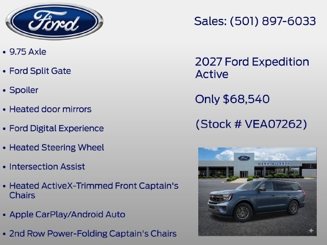 2027 Ford Expedition Active