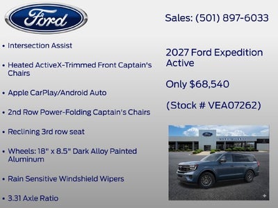 2027 Ford Expedition Active