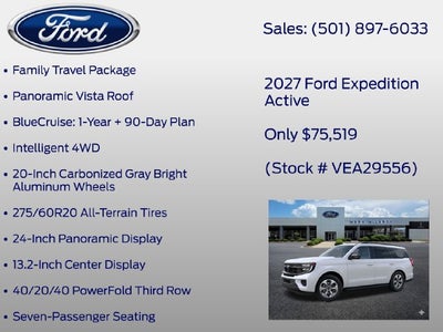 2027 Ford Expedition Active