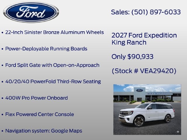 2027 Ford Expedition King Ranch