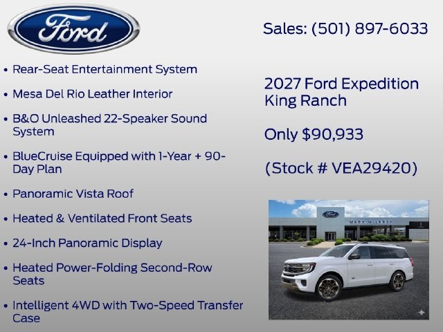 2027 Ford Expedition King Ranch