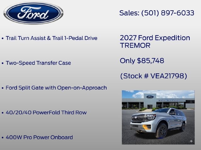 2027 Ford Expedition Tremor