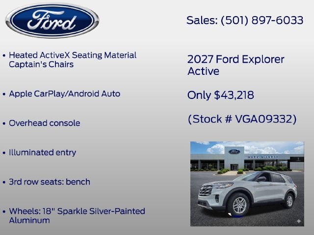 2027 Ford Explorer Active
