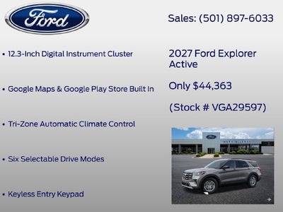 2027 Ford Explorer Active