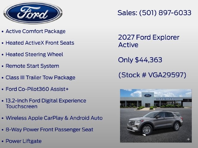2027 Ford Explorer Active