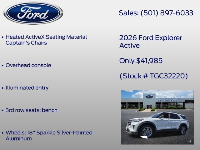 2026 Ford Explorer Active