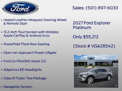 2027 Ford Explorer Platinum