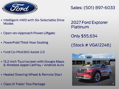 2027 Ford Explorer Platinum