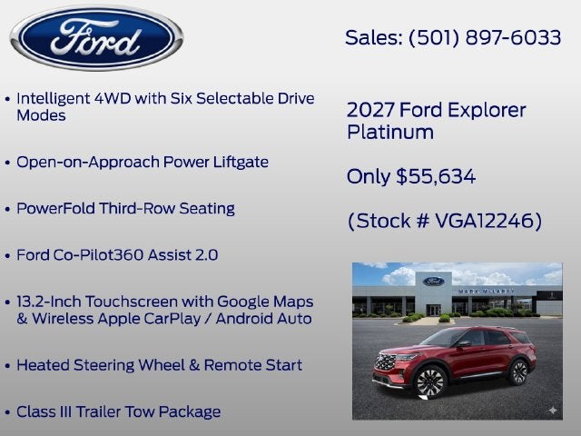 2027 Ford Explorer Platinum