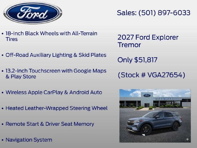 2027 Ford Explorer Tremor