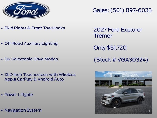 2027 Ford Explorer Tremor