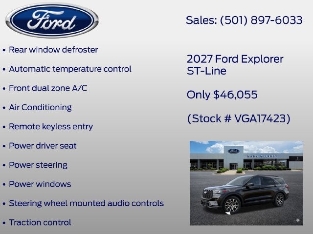 2027 Ford Explorer ST-Line