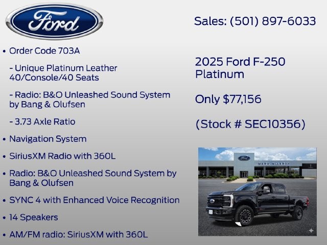 2025 Ford F-250SD Platinum