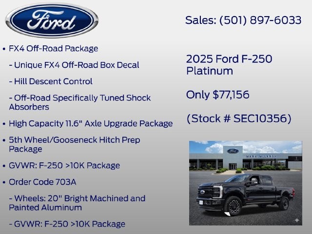 2025 Ford F-250SD Platinum