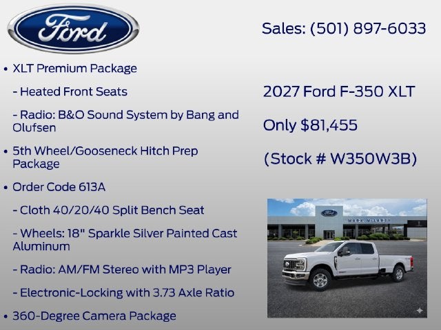 2027 Ford F-350SD XLT