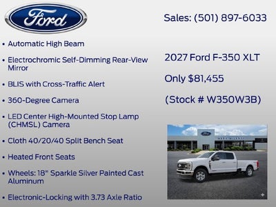 2027 Ford F-350SD XLT