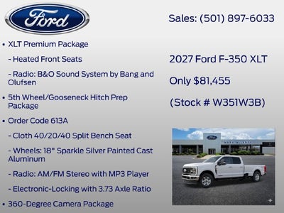 2027 Ford F-350SD XLT