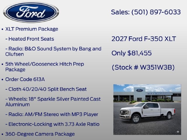2027 Ford F-350SD XLT