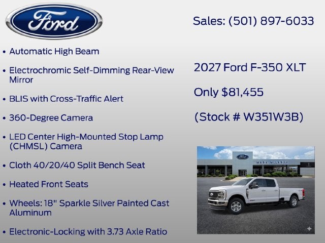 2027 Ford F-350SD XLT