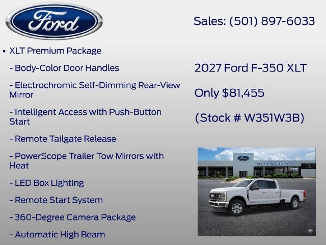 2027 Ford F-350SD XLT