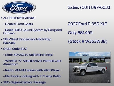 2027 Ford F-350SD XLT