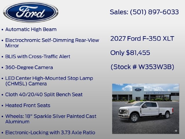 2027 Ford F-350SD XLT