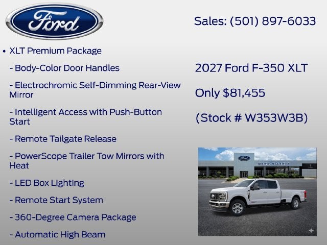 2027 Ford F-350SD XLT