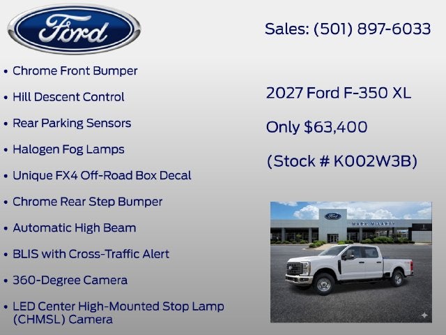 2027 Ford F-350SD XL