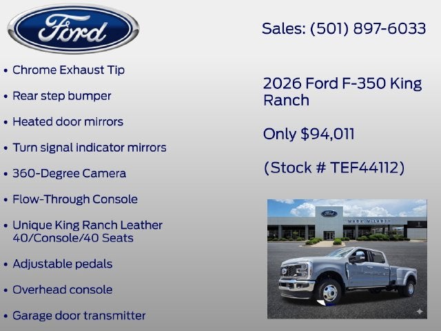 2026 Ford F-350SD King Ranch DRW