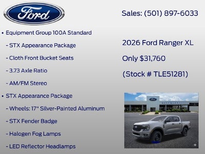 2026 Ford Ranger XL