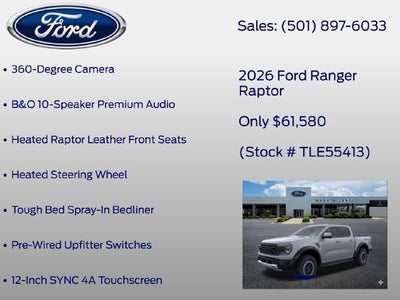 2026 Ford Ranger Raptor