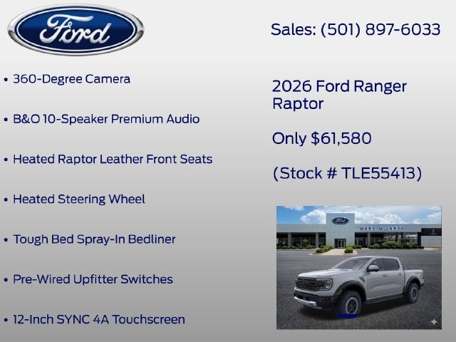 2026 Ford Ranger Raptor