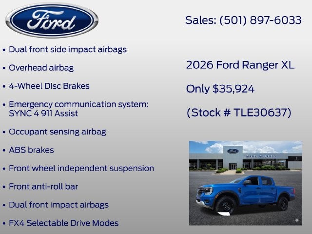 2026 Ford Ranger XL