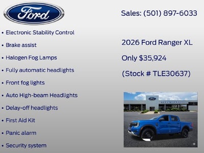 2026 Ford Ranger XL