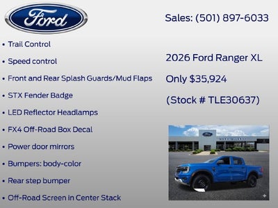 2026 Ford Ranger XL