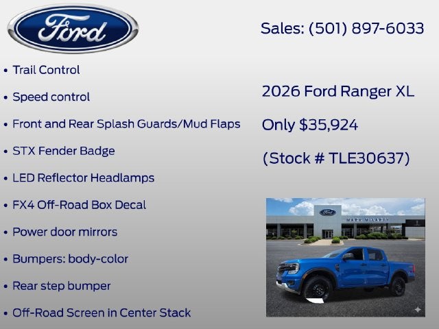2026 Ford Ranger XL