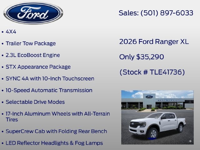 2026 Ford Ranger XL