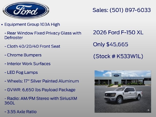 2026 Ford F-150 XL