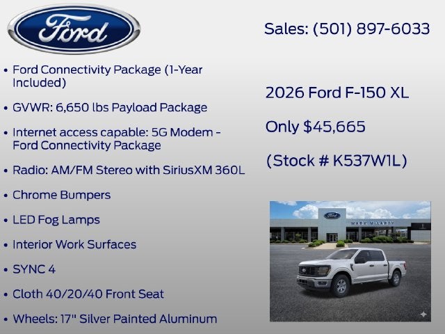 2026 Ford F-150 XL
