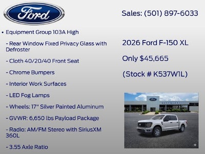 2026 Ford F-150 XL