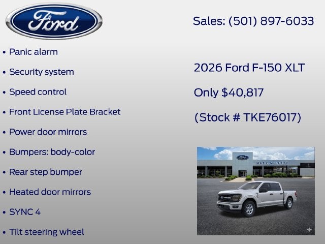2026 Ford F-150 XLT