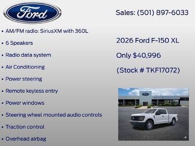 2026 Ford F-150 XL