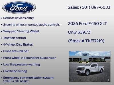 2026 Ford F-150 XLT