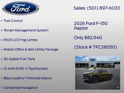 2026 Ford F-150 Raptor